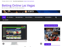 Tablet Screenshot of bettingonlinelasvegas.com